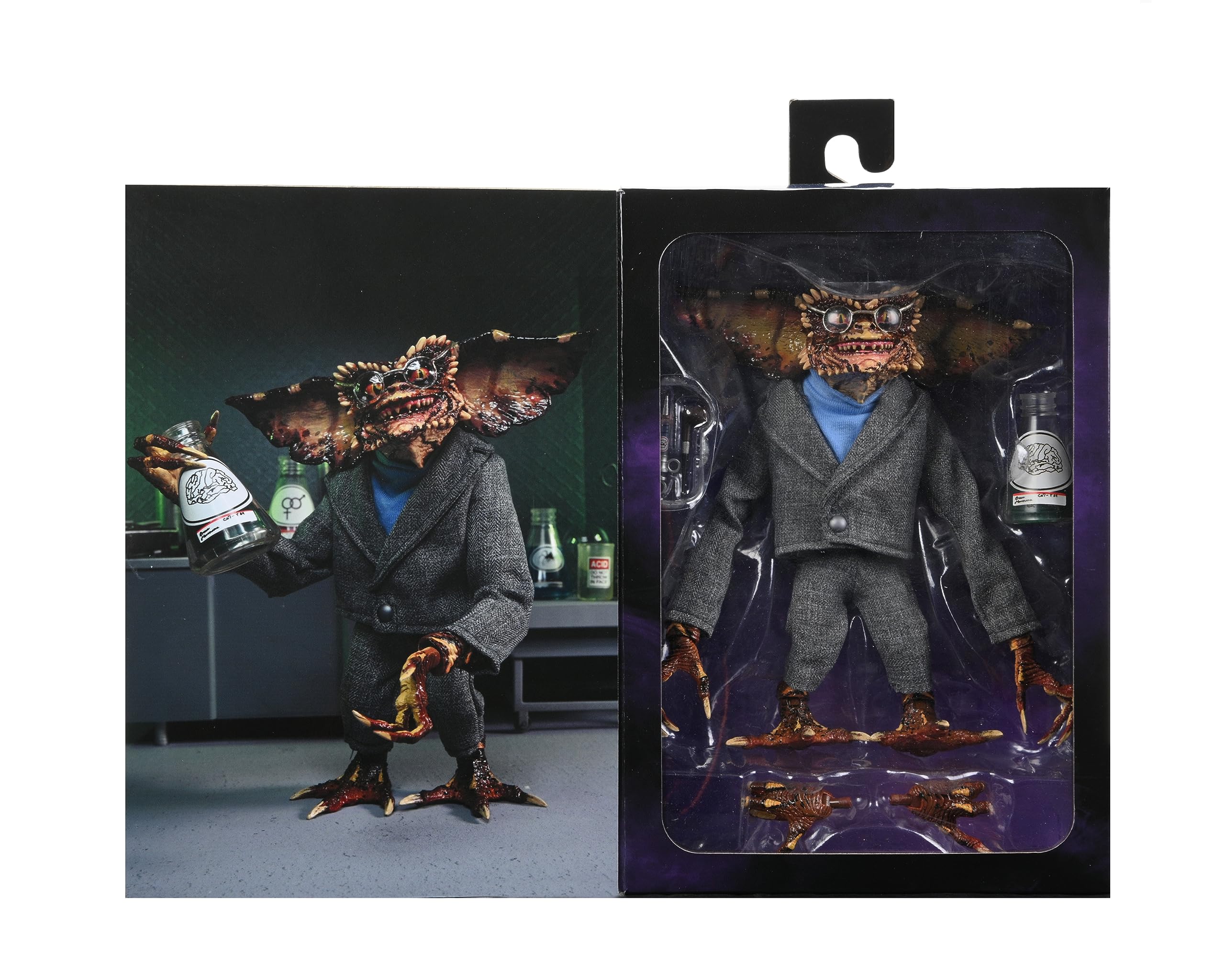 NECA Gremlins 2-7" Scale Action Figure - Ultimate Brain Gremlin - Image 5