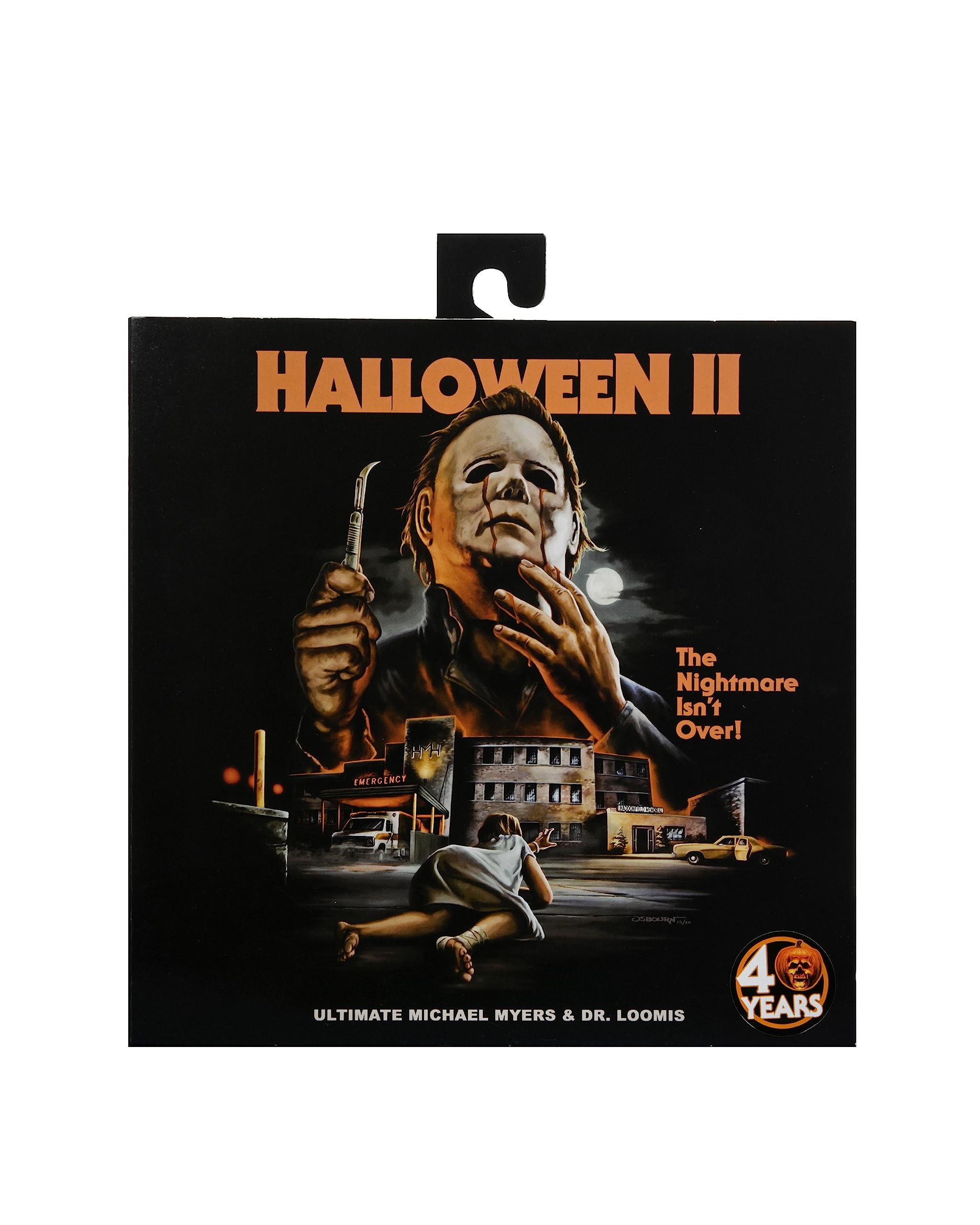 NECA - Halloween 2: Michael Myers & Dr Loomis Action Figure 2-Pack - Image 3