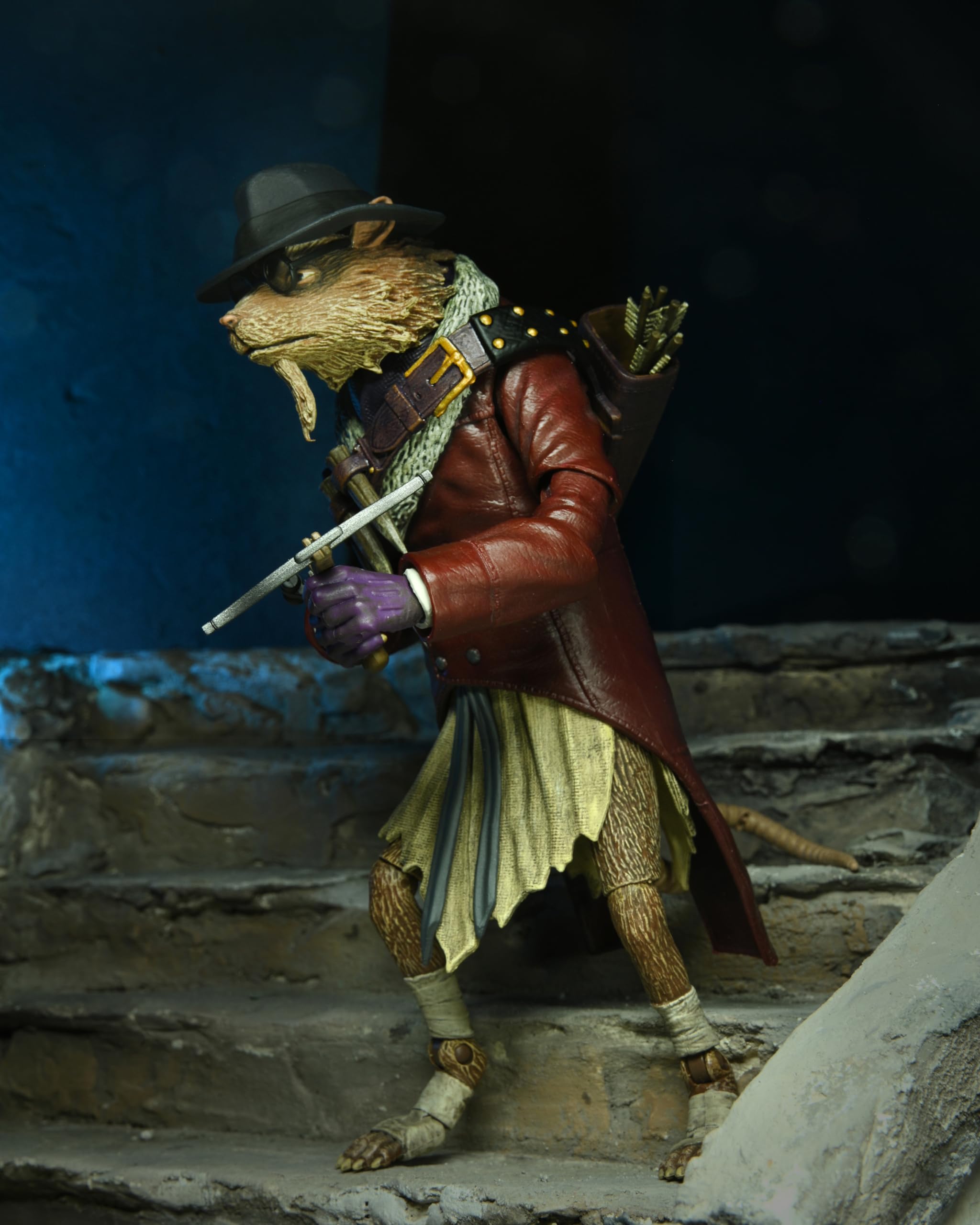 NECA - Universal Monsters vs TMNT - Splinter As Van Helsing Ultimate 7" Action Figure - Image 6